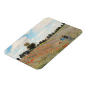 Claude Monet - Mohnfeld Magnet (Linke Seite)