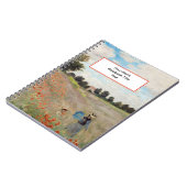 Claude Monet - Mohnfeld Notizblock (Linke Seite)