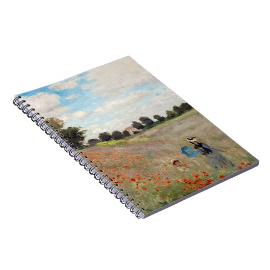 Claude Monet - Mohnfeld Notizblock (Rechte Seite)