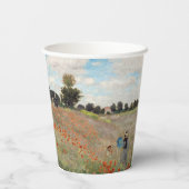 Claude Monet - Mohnfeld Pappbecher (Rückseite)
