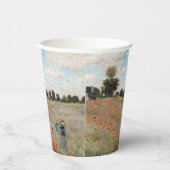 Claude Monet - Mohnfeld Pappbecher (Rechts)