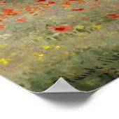 Claude Monet - Mohnfeld Poster (Ecke)