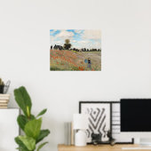 Claude Monet - Mohnfeld Poster (Heimbüro)