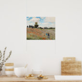 Claude Monet - Mohnfeld Poster (Küche)