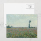 Claude Monet - Mohnfeld Postkarte (Vorne/Hinten)