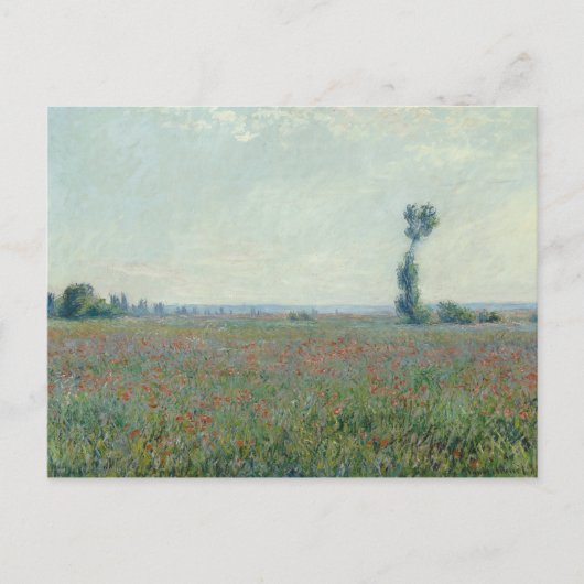 Claude Monet - Mohnfeld Postkarte (Vorderseite)