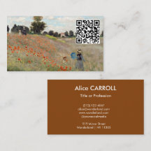 Claude Monet - Mohnfeld - QR-Code