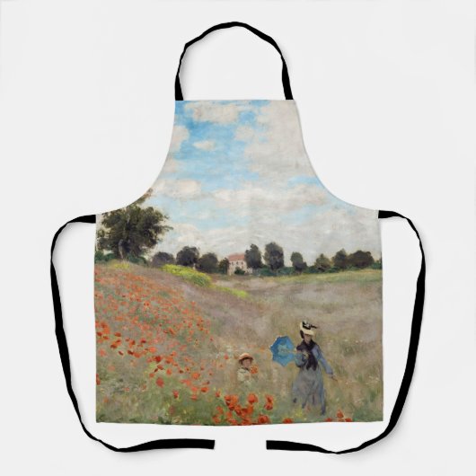 Claude Monet - Mohnfeld Schürze (Vorderseite)