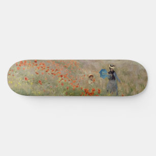 Claude Monet - Mohnfeld Skateboard