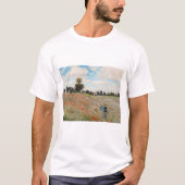 Claude Monet - Mohnfeld T-Shirt (Vorderseite)