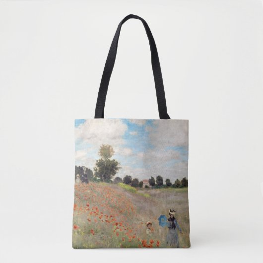 Claude Monet - Mohnfeld Tasche (Vorderseite)