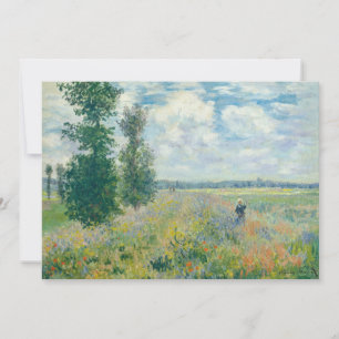 Claude Monet - Mohnfelder bei Argenteuil (1875) Einladung