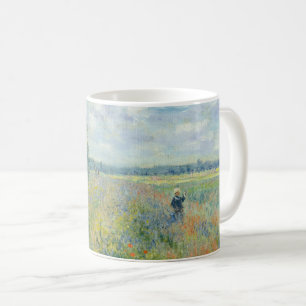 Claude Monet - Mohnfelder bei Argenteuil (1875) Kaffeetasse