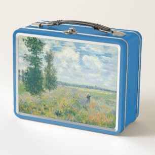 Claude Monet - Mohnfelder bei Argenteuil (1875) Metall Brotdose