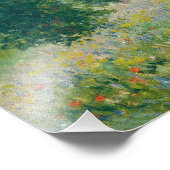 Claude Monet - Mohnfelder bei Argentinien (1875) Fotodruck (Ecke)