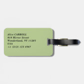 Claude Monet - Mohnfelder bei Argentinien (1875) Gepäckanhänger (Rückseite horizontal)