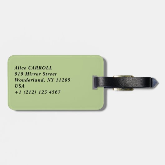 Claude Monet - Mohnfelder bei Argentinien (1875) Gepäckanhänger (Rückseite horizontal)