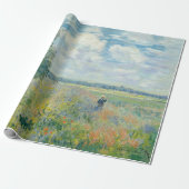 Claude Monet - Mohnfelder bei Argentinien (1875) Geschenkpapier (Ungerollt)