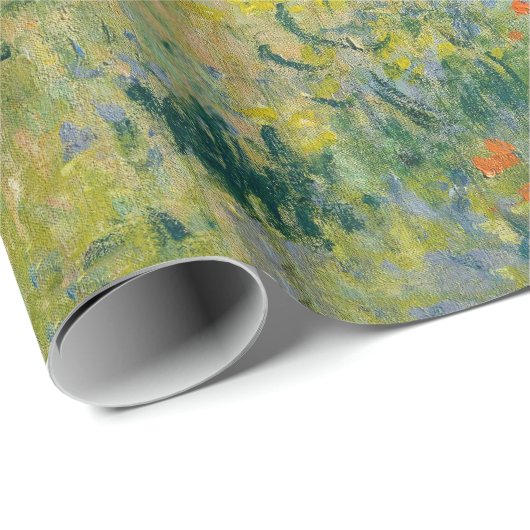 Claude Monet - Mohnfelder bei Argentinien (1875) Geschenkpapier (Rolleneckpunkt)