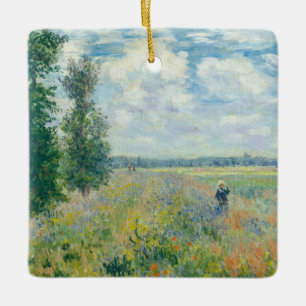 Claude Monet - Mohnfelder bei Argentinien (1875) Keramikornament