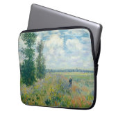 Claude Monet - Mohnfelder bei Argentinien (1875) Laptopschutzhülle (Vorderseite Links)