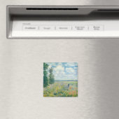 Claude Monet - Mohnfelder bei Argentinien (1875) Magnet (In Situ (Geschirrspüler))
