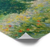 Claude Monet - Mohnfelder bei Argentinien (1875) Poster (Ecke)