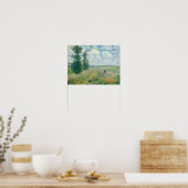 Claude Monet - Mohnfelder bei Argentinien (1875) Poster (Küche)