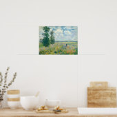 Claude Monet - Mohnfelder bei Argentinien (1875) Poster (Küche)