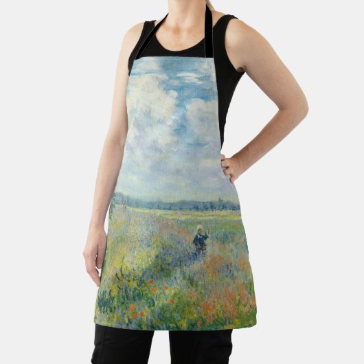 Claude Monet - Mohnfelder bei Argentinien (1875) Schürze (InSitu)