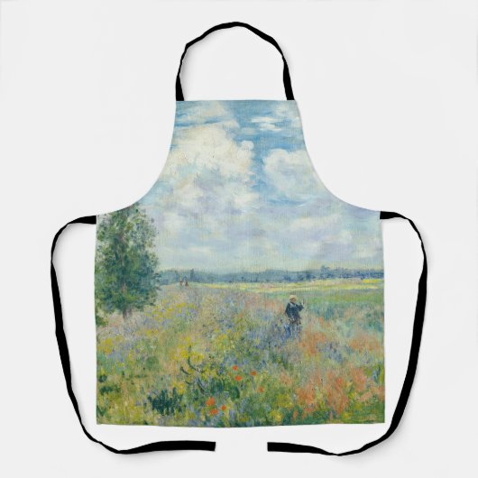 Claude Monet - Mohnfelder bei Argentinien (1875) Schürze (Vorderseite)