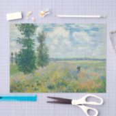 Claude Monet - Mohnfelder bei Argentinien (1875) Seidenpapier (Handwerk)