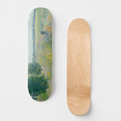 Claude Monet - Mohnfelder bei Argentinien (1875) Skateboard (Vorderseite)