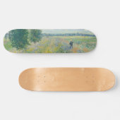 Claude Monet - Mohnfelder bei Argentinien (1875) Skateboard (Horizontal)