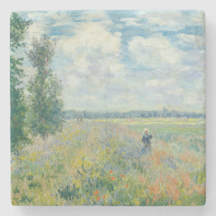 Claude Monet - Mohnfelder bei Argentinien (1875) Steinuntersetzer
