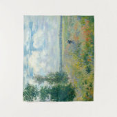 Claude Monet - Mohnfelder bei Argentinien (1875) Wandteppich (Vorderseite)