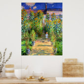 Claude Monet: Monet's Garden bei Vétheuil Poster (Küche)