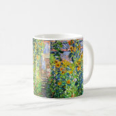 Claude Monet: Monets Garten bei Vétheuil Kaffeetasse (VorderseiteRechts)
