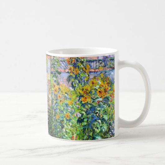 Claude Monet: Monets Garten bei Vétheuil Kaffeetasse (Rechts)