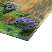 Claude Monet: Monets Garten bei Vétheuil Schneidebrett (Ecke)