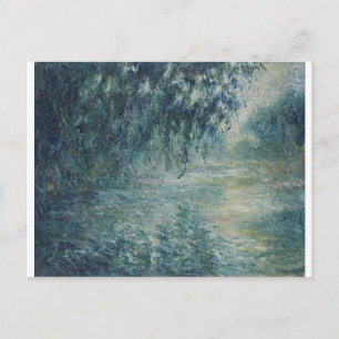 Claude Monet - Morgen an der Seine Kunstwerk Postkarte