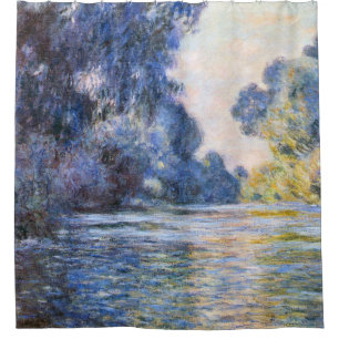 Claude Monet, Morgen auf der Seine bei Giverny Duschvorhang