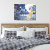 Claude Monet, Morgens an der Seine in Giverny Leinwanddruck (Insitu (Schlafzimmer))