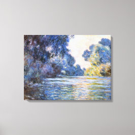 Claude Monet, Morgens an der Seine in Giverny Leinwanddruck
