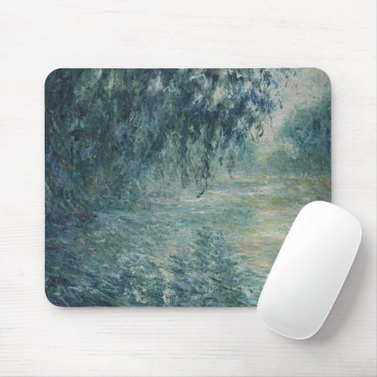 Claude Monet - Morgens an der Seine Mousepad (Mit Mouse)