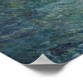 Claude Monet - Morgens an der Seine Poster (Ecke)