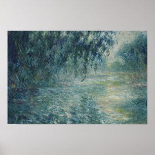 Claude Monet - Morgens an der Seine Poster