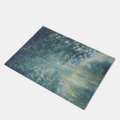 Claude Monet Morning an der Seine Fußmatte (Schrägansicht)