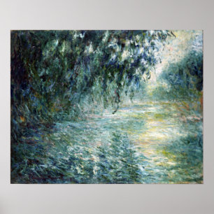 Claude Monet Morning an der Seine Poster
