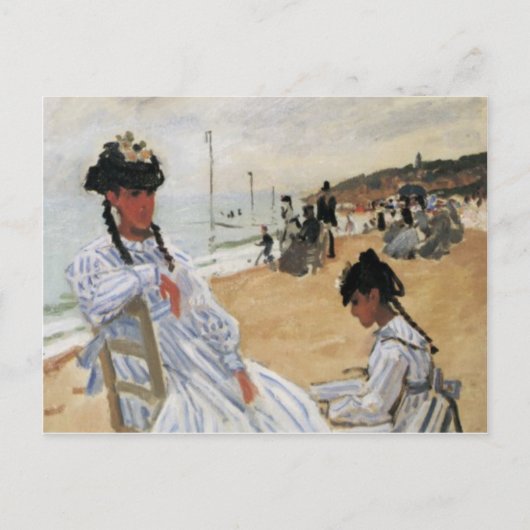 Claude Monet Mother and Child Mother Day Card Postkarte (Vorderseite)
